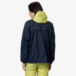K-WAY Le Vrai 3.0 Claude - Jackets - Mid - Unisex - Blue Depth-Green Celery Online