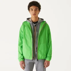 K-WAY Le Vrai 3.0 Claude - Jackets - Mid - Unisex - Green Fluo Outlet