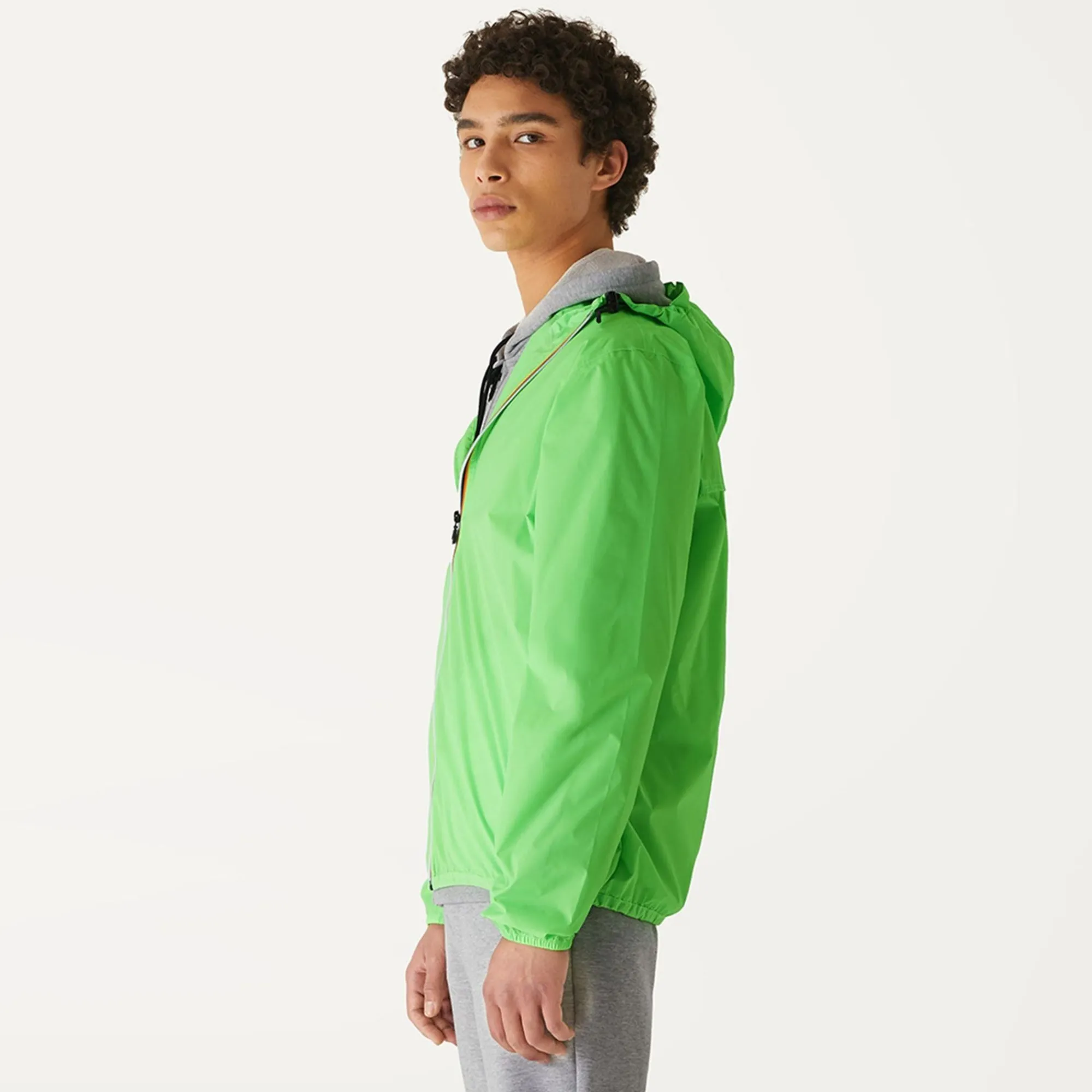 K-WAY Le Vrai 3.0 Claude - Jackets - Mid - Unisex - Green Fluo Outlet