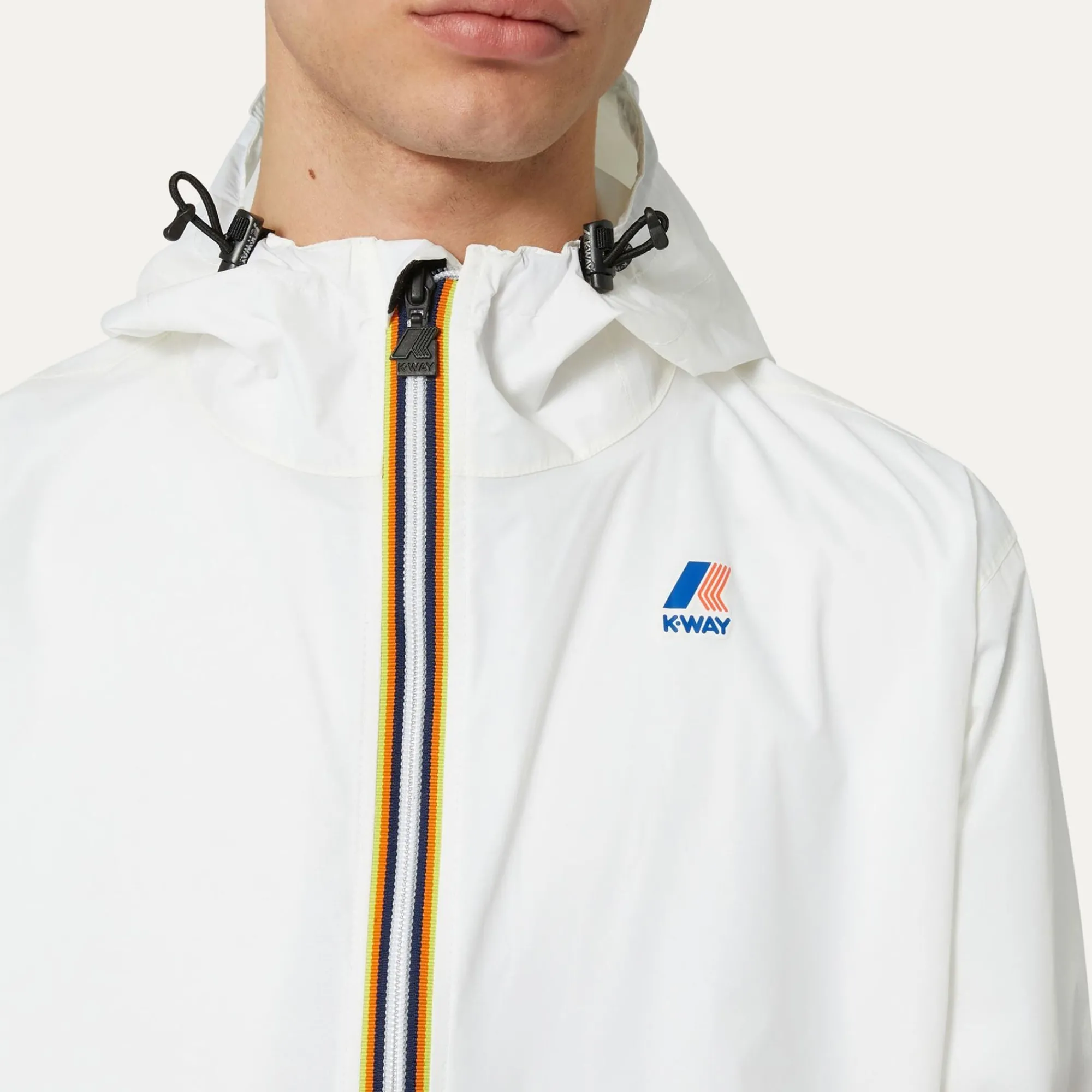 K-WAY Le Vrai 3.0 Claude - Jackets - Mid - Unisex - White Discount