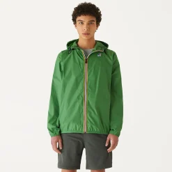 K-WAY Le Vrai 3.0 Claude - Jackets - Mid - Unisex - Green Juniper Flash Sale