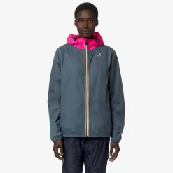 K-WAY Le Vrai 3.0 Claude - Jackets - Mid - Unisex - Grey Everest-Pink Intense Online
