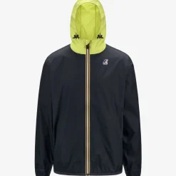 K-WAY Le Vrai 3.0 Claude - Jackets - Mid - Unisex - Blue Depth-Green Celery Sale