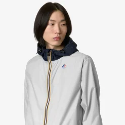 K-WAY Le Vrai 3.0 Claude - Jackets - Mid - Unisex - Grey Lt-Blue Depth Best Sale