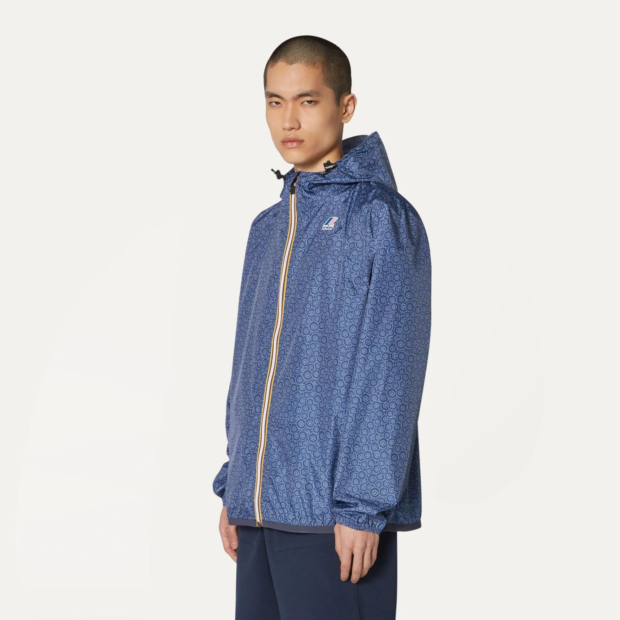 K-WAY Le Vrai 3.0 Claude Graphic - Jackets - Mid - Unisex - Circle Indigo S New