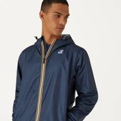 K-WAY Le Vrai 3.0 Claude Graphic - Jackets - Mid - Unisex - Twill Blue Discount