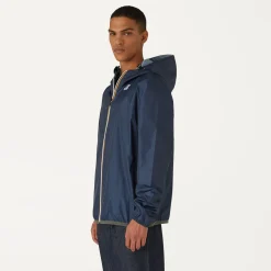 K-WAY Le Vrai 3.0 Claude Graphic - Jackets - Mid - Unisex - Twill Blue Clearance