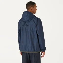 K-WAY Le Vrai 3.0 Claude Graphic - Jackets - Mid - Unisex - Twill Blue Clearance