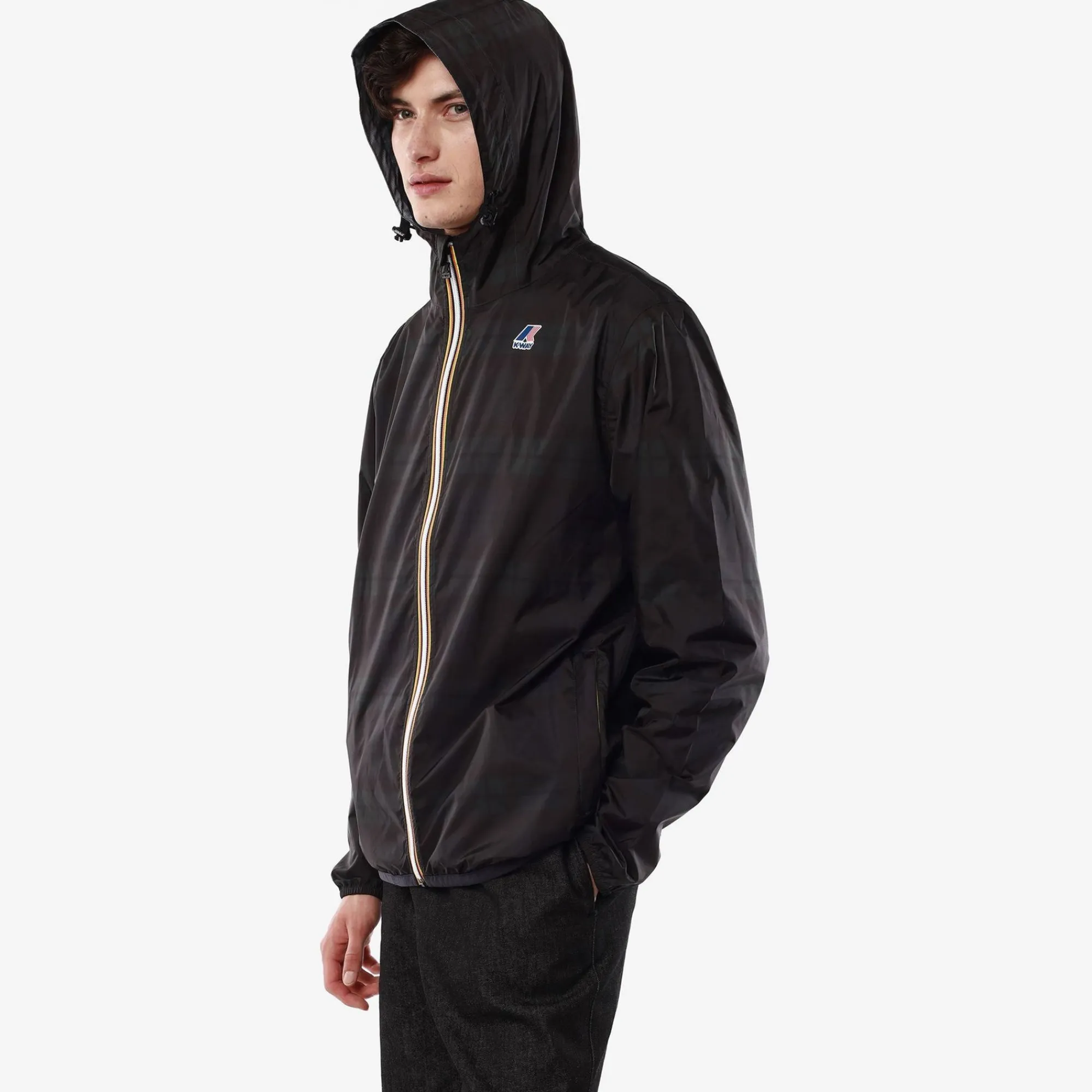 K-WAY Le Vrai 3.0 Claude Graphic - Jackets - Mid - Unisex - Tartan Blue Green Cheap