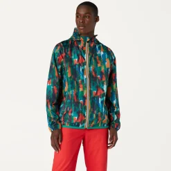 K-WAY Le Vrai 3.0 Claude Graphic - Jackets - Mid - Unisex - Multicolor Abstract Clearance