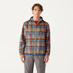K-WAY Le Vrai 3.0 Claude Graphic - Jackets - Mid - Unisex - Madras Hot