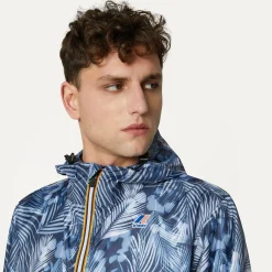 K-WAY Le Vrai 3.0 Claude Graphic - Jackets - Mid - Unisex - Blue Indigo Jungle Shop