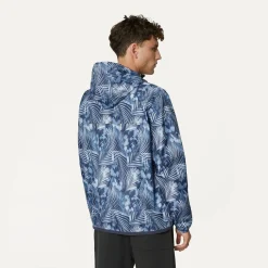 K-WAY Le Vrai 3.0 Claude Graphic - Jackets - Mid - Unisex - Blue Indigo Jungle Shop