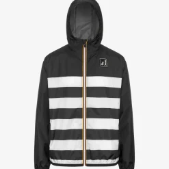 K-WAY Le Vrai 3.0 Claude Graphic Agnes B - Jackets - Mid - Unisex - Stripes Blk-Wht Cheap