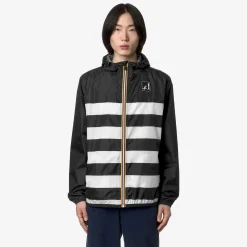 K-WAY Le Vrai 3.0 Claude Graphic Agnes B - Jackets - Mid - Unisex - Stripes Blk-Wht Cheap