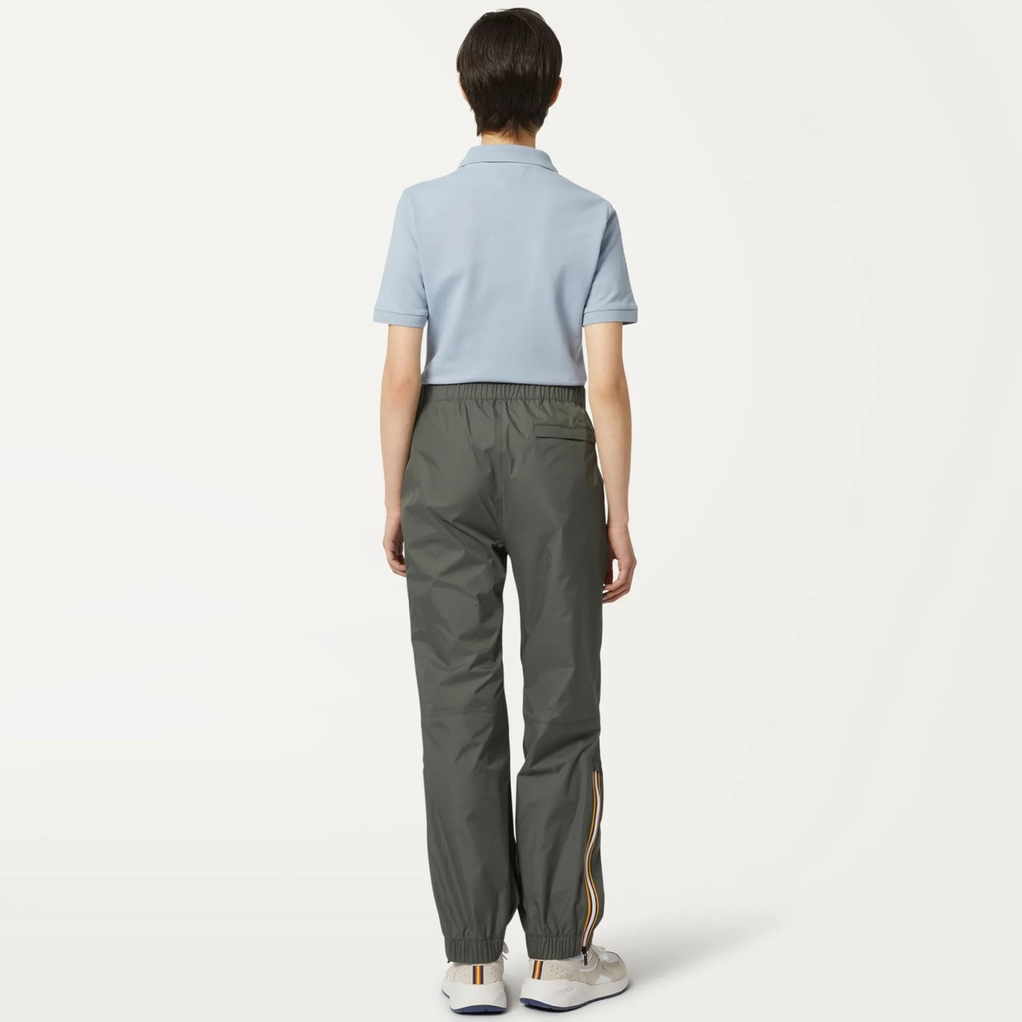 K-WAY Le Vrai 3.0 Edgard - Pants - Sport Trousers - Unisex - Green Blackish Best Sale