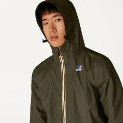 K-WAY Le Vrai 3.0 Eiffel - Jackets - Long - Unisex - Green Blackish New