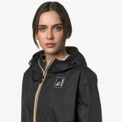 K-WAY Le Vrai 3.0 Elysee Agnes B - Jackets - 3/4 Length - Unisex - Black Pure Clearance