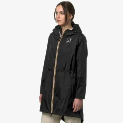K-WAY Le Vrai 3.0 Elysee Agnes B - Jackets - 3/4 Length - Unisex - Black Pure Clearance