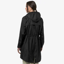 K-WAY Le Vrai 3.0 Elysee Agnes B - Jackets - 3/4 Length - Unisex - Black Pure Clearance