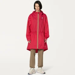 K-WAY Le Vrai 3.0 Elysees - Jackets - 3/4 Length - Unisex - Red Berry Sale
