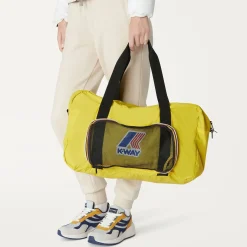 K-WAY Le Vrai 3.0 Emilien - Bags - Duffle - Unisex - Yellow Dk Clearance
