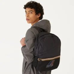 K-WAY Le Vrai 3.0 Francois - Bags - Backpack - Unisex - Black Pure New