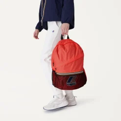 K-WAY Le Vrai 3.0 Francois - Bags - Backpack - Unisex - Red Papavero Sale