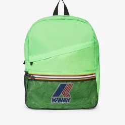 K-WAY Le Vrai 3.0 Francois - Bags - Backpack - Unisex - Green Fluo Store