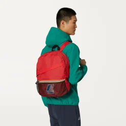 K-WAY Le Vrai 3.0 Francois - Bags - Backpack - Unisex - Red Flash Sale