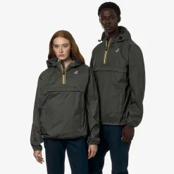 K-WAY Le Vrai 3.0 Leon - Jackets - Mid - Unisex - Green Blackish Best Sale