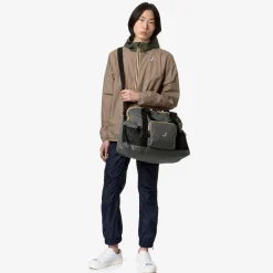 K-WAY Le Vrai 3.0 Marcel - Bags - Duffle - Unisex - Green Blackish Cheap