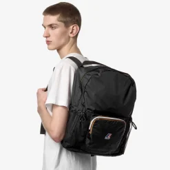 K-WAY Le Vrai 3.0 Michel - Bags - Backpack - Unisex - Black Pure Hot