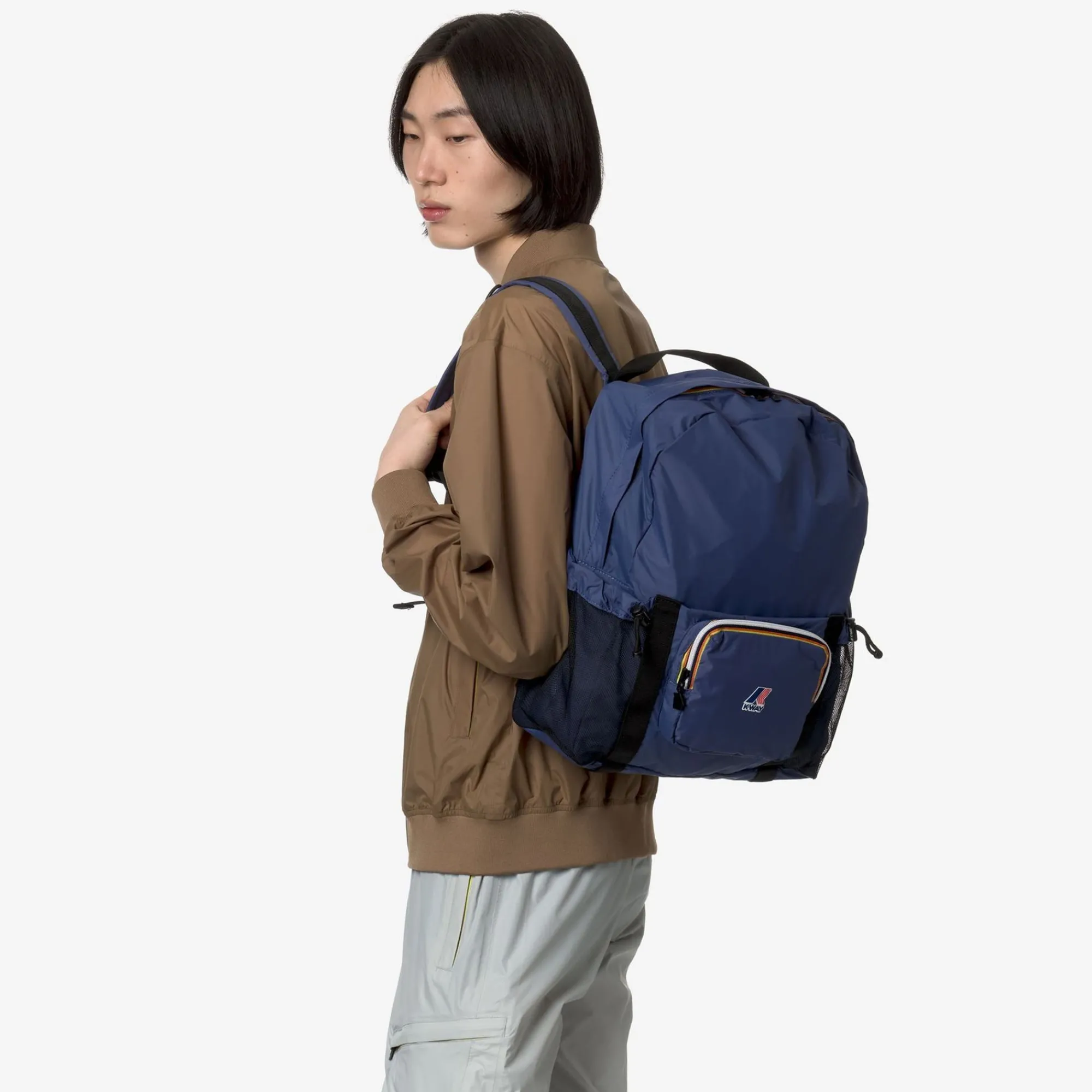 K-WAY Le Vrai 3.0 Michel - Bags - Backpack - Unisex - Blue Indigo Sale