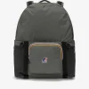 K-WAY Le Vrai 3.0 Michel - Bags - Backpack - Unisex - Green Blackish Sale