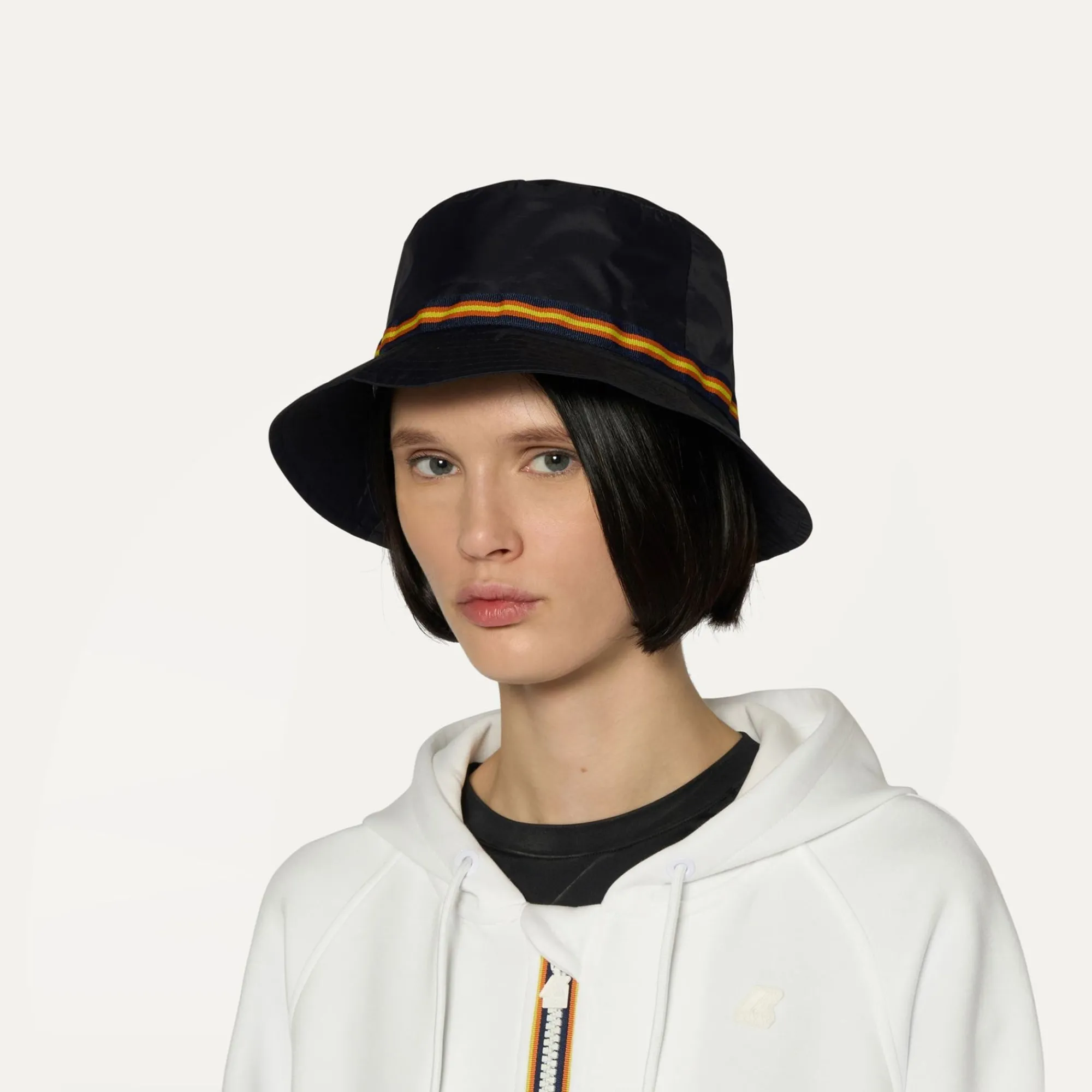 K-WAY Le Vrai 3.0 Pascal Tape - Headwear - Hat - Unisex - Black Pure Cheap