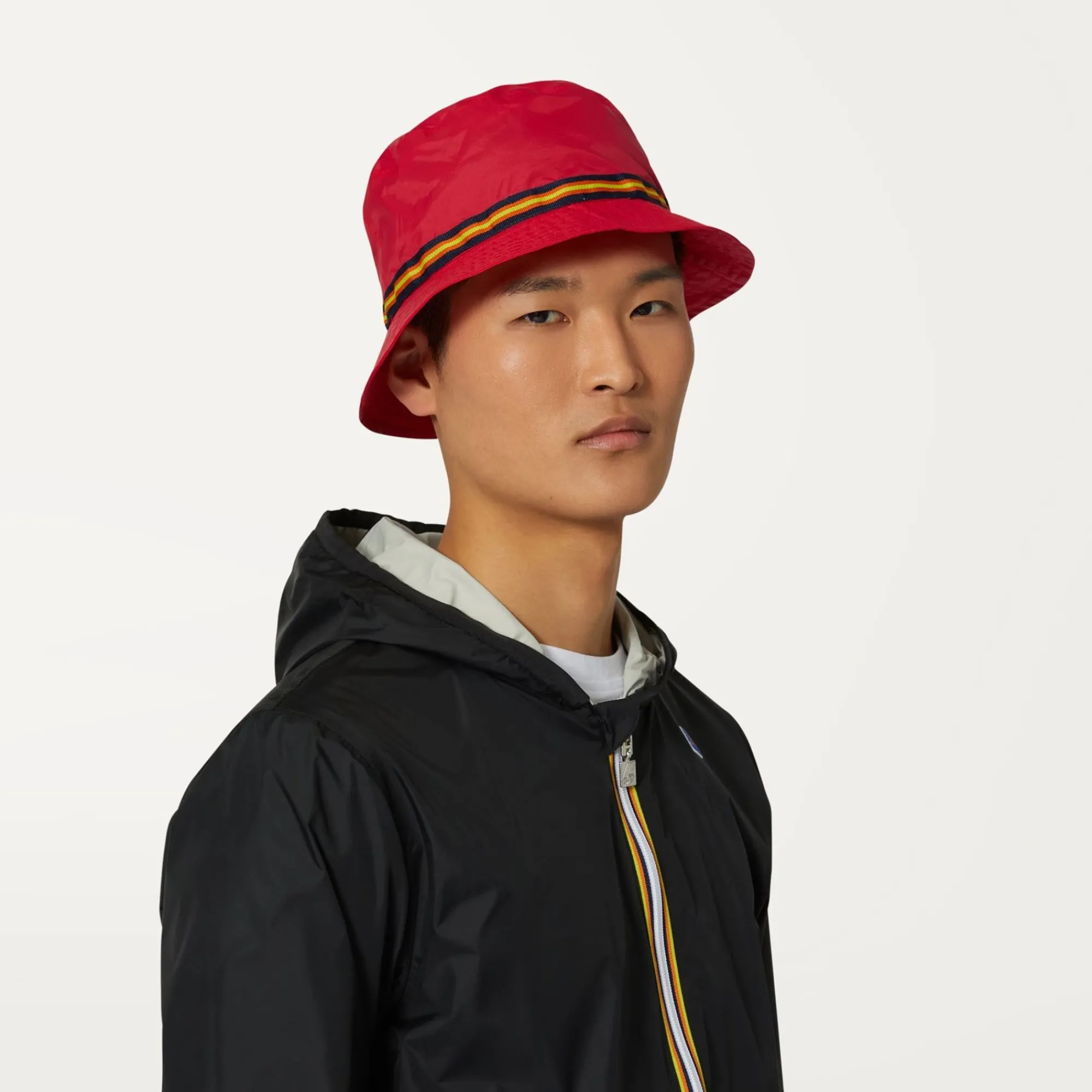 K-WAY Le Vrai 3.0 Pascal Tape - Headwear - Hat - Unisex - Red Berry Best