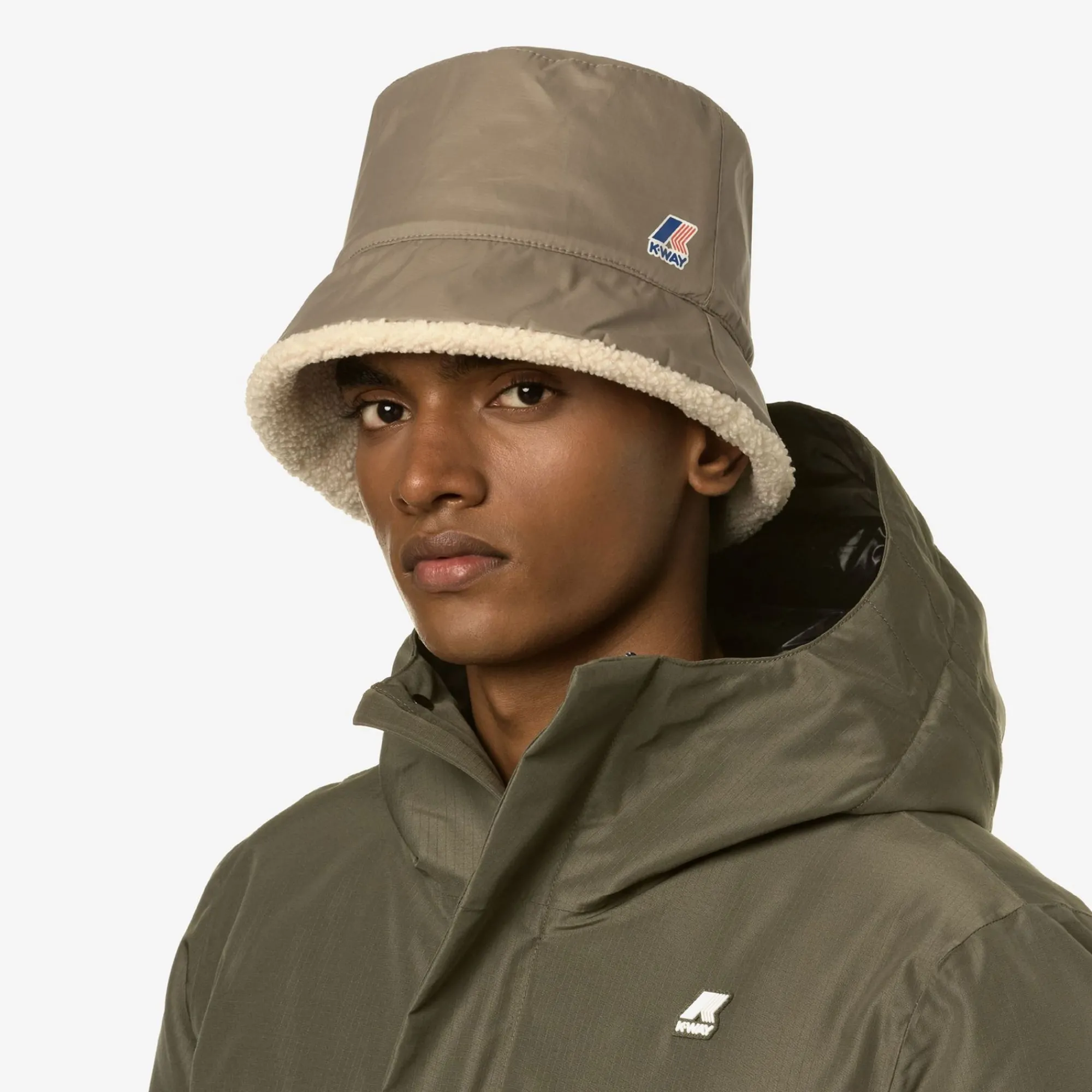 K-WAY Le Vrai 3.0 Pascalle Orsetto - Headwear - Hat - Unisex - Beige Taupe Online