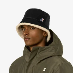 K-WAY Le Vrai 3.0 Pascalle Orsetto - Headwear - Hat - Unisex - Black Pure New