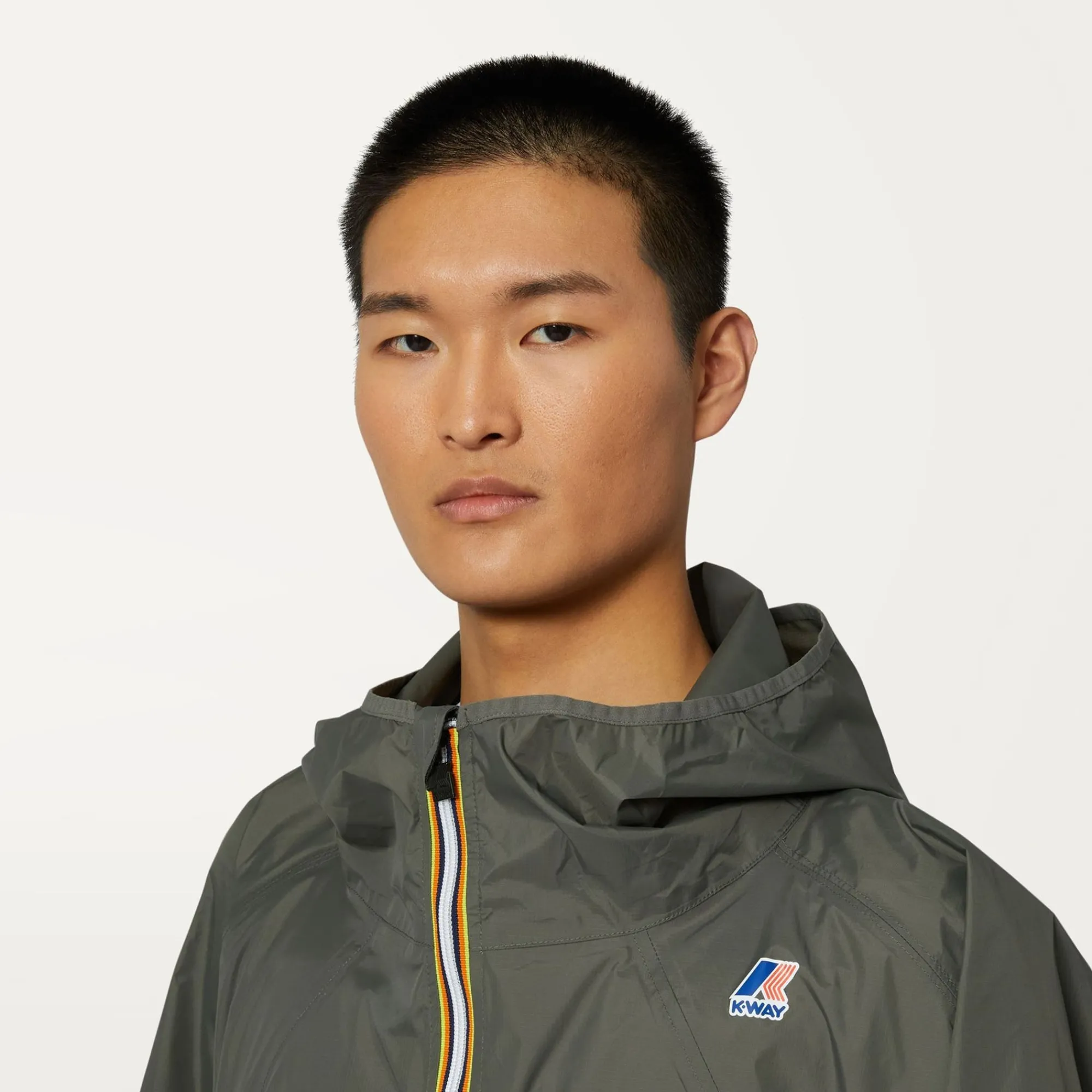 K-WAY Le Vrai 3.0 Rennes - Jackets - Poncho - Unisex - Green Blackish Flash Sale