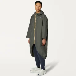 K-WAY Le Vrai 3.0 Rennes - Jackets - Poncho - Unisex - Green Blackish Flash Sale