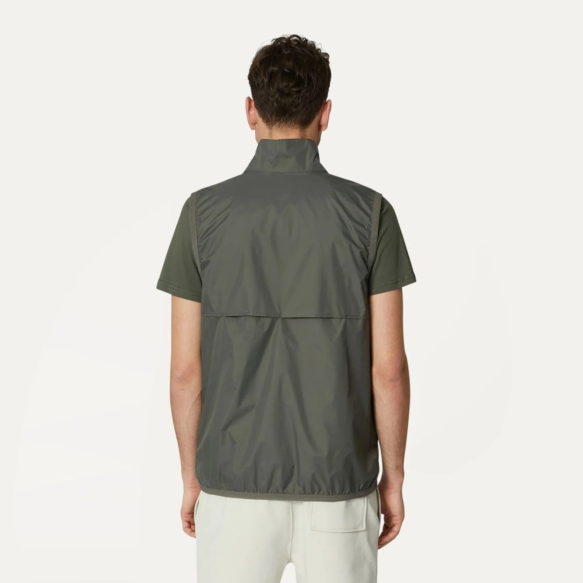 K-WAY Le Vrai 3.0 Rouland - Jackets - Vest - Unisex - Green Blackish New