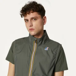 K-WAY Le Vrai 3.0 Rouland - Jackets - Vest - Unisex - Green Blackish Clearance