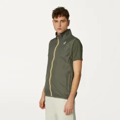 K-WAY Le Vrai 3.0 Rouland - Jackets - Vest - Unisex - Green Blackish Fashion