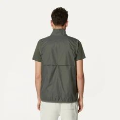 K-WAY Le Vrai 3.0 Rouland - Jackets - Vest - Unisex - Green Blackish Fashion