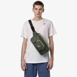 K-WAY Le Vrai 3.0 Sylvain - Bags - Waistbag - Unisex - Green Blackish Cheap
