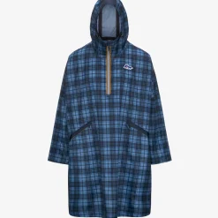 K-WAY Le Vrai 3.0 Terence Grap Mk - Jackets - Poncho - Unisex - Check Blue New