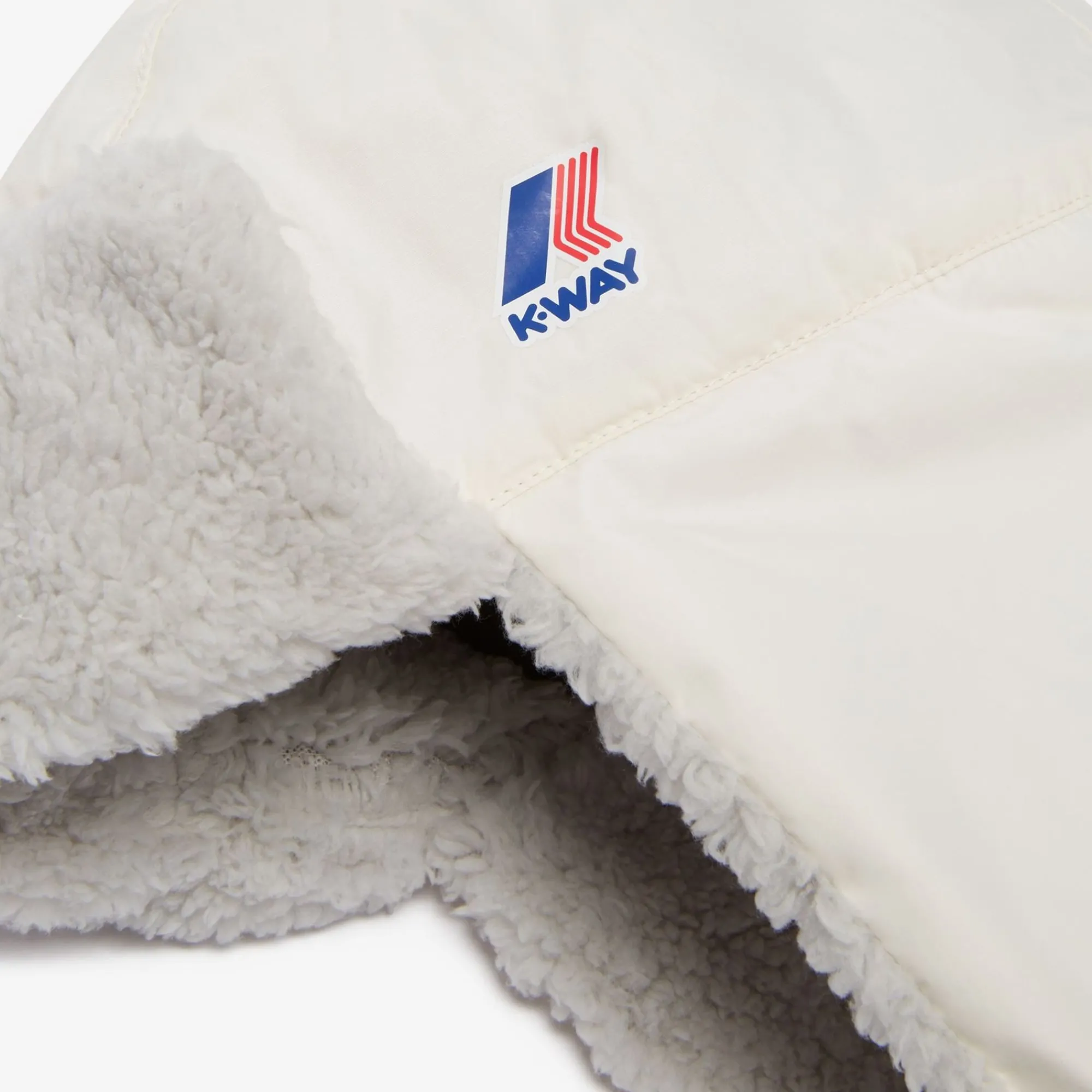 K-WAY Le Vrai 3.0 Ulysse Orsetto - Headwear - Hat - Unisex - White Snow New