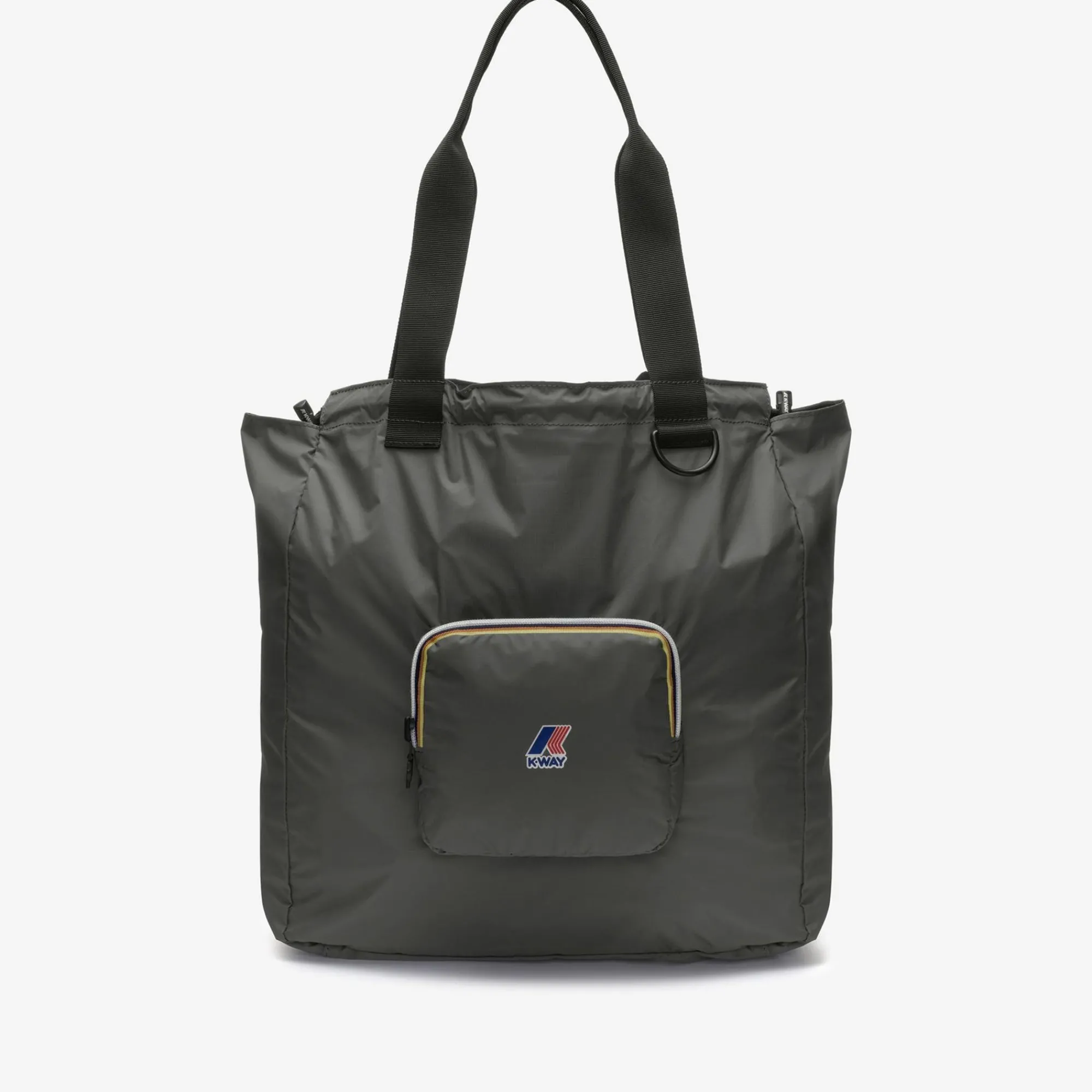 K-WAY Le Vrai 3.0 Victorine - Bags - Shopping Bag - Unisex - Green Blackish Cheap