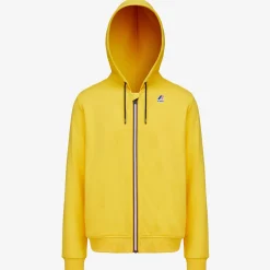 K-WAY Le Vrai Arnel Poly Cotton - Fleece - Jacket - Unisex - Yellow Dk Discount
